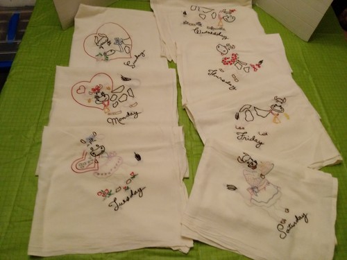 Kitchen towels cows days - kitchen,
