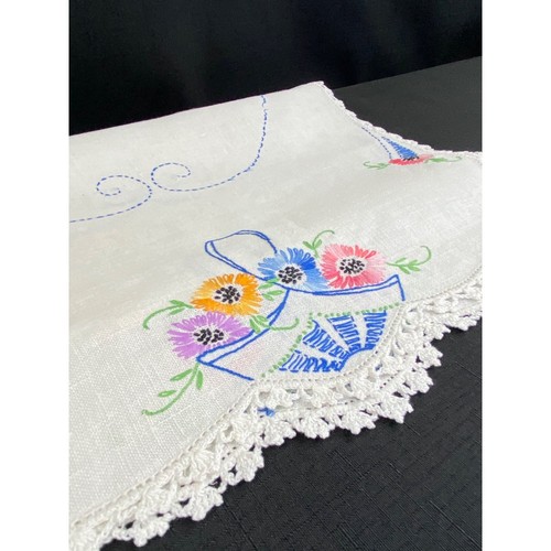 Vintage hand embroidered - embroidered, cloth